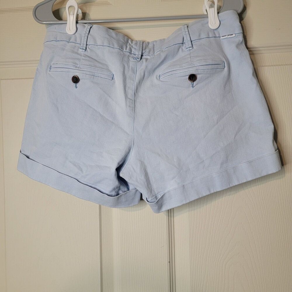Dear John Women's Size 30 Blue Cuffed Shorts Casual Summer Cotton Blend - Picture 2 of 4